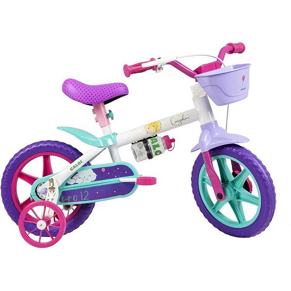 Bicicleta infantil aro 12 caloi cecizinha - nathor (unidade)
