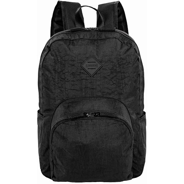 Mochila happy crinkle g 40cm preta - sestini (unidade)