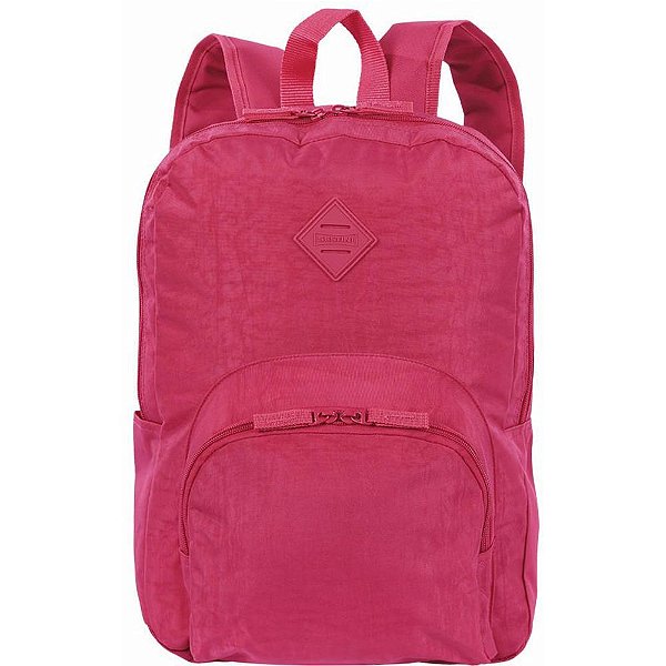 Mochila happy crinkle g 40cm pink - sestini (unidade)