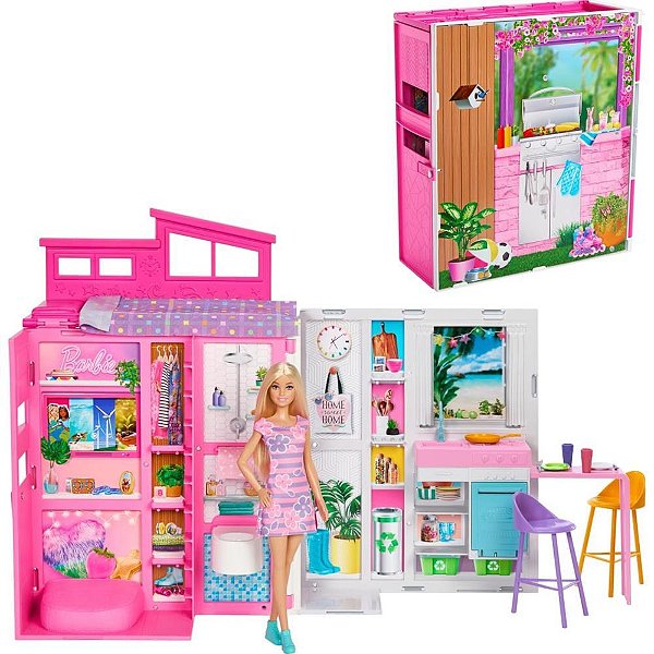 Barbie estate casa glam c/boneca - mattel (unidade)