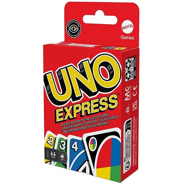 Jogo de cartas uno express - mattel (unidade)