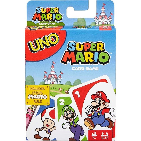 Jogo de cartas uno super mario bros - mattel (unidade)