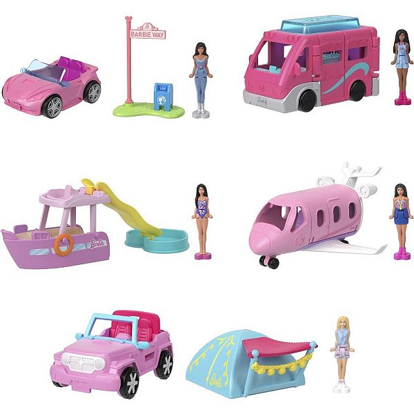 Barbie mini barbieland mini veículo surpresa (s) - mattel (unidade)