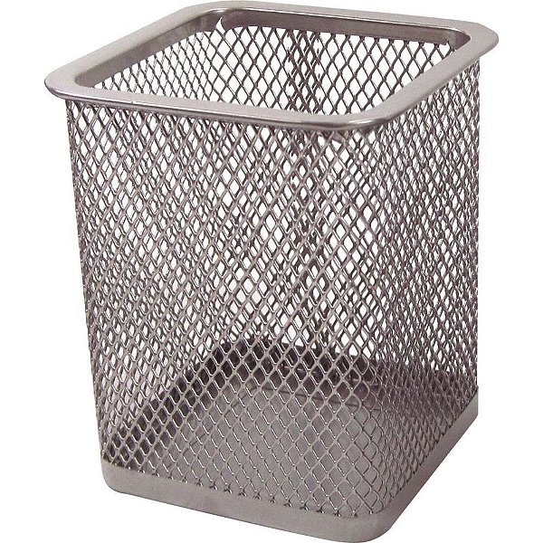 Acessorio para mesa aramado porta lapis quadrad pr - kit (unidade)