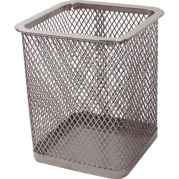 Acessorio para mesa aramado porta lapis quadrad pr - kit (unidade)