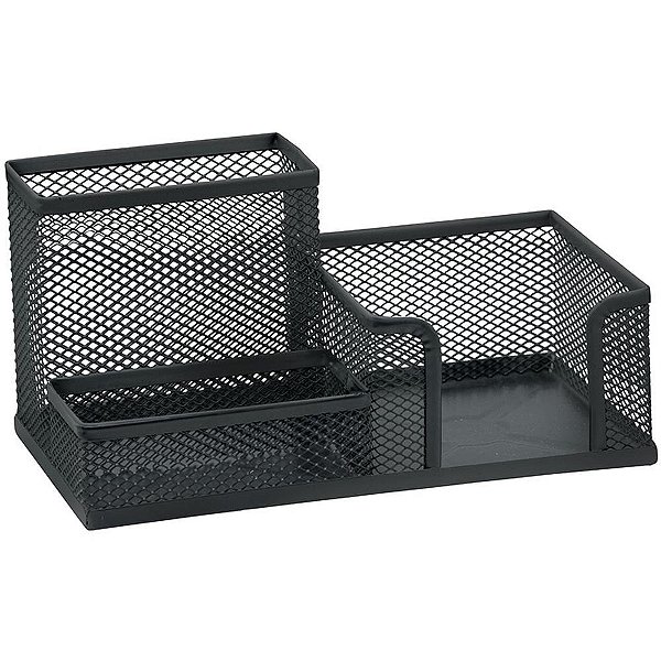 Acessorio para mesa aramado 3compart. quadrado pt - brw (unidade)