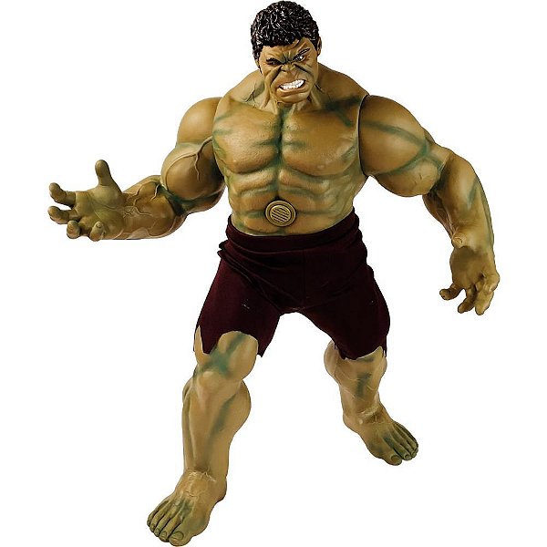 Boneco e personagem hulk 30cm c/som + 20 frases - mimo (unidade)