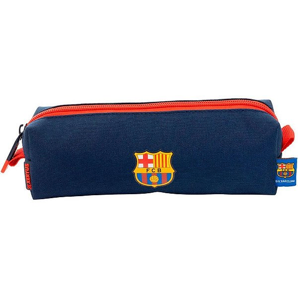 Estojo simples barcelona azul md - xeryus (unidade)