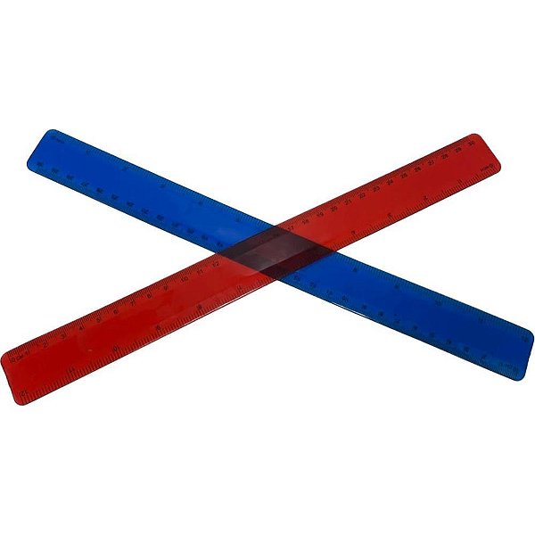 Regua mole 30cm flexivel cores emb.indivi - v.m.p. (pct.c/10)