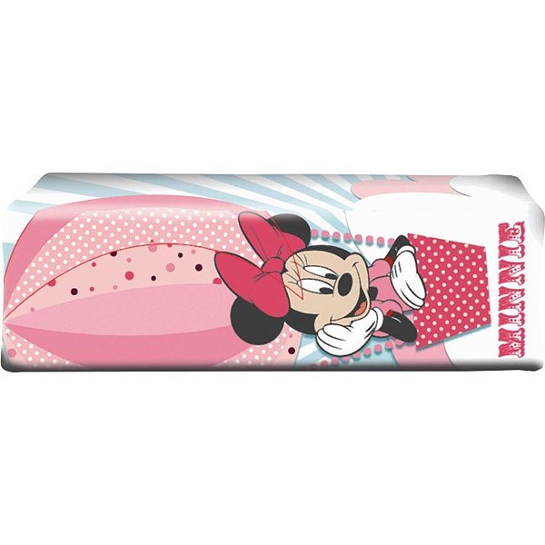 Estojo simples minnie pvc 21x5,5x6cm - v.m.p. (unidade)