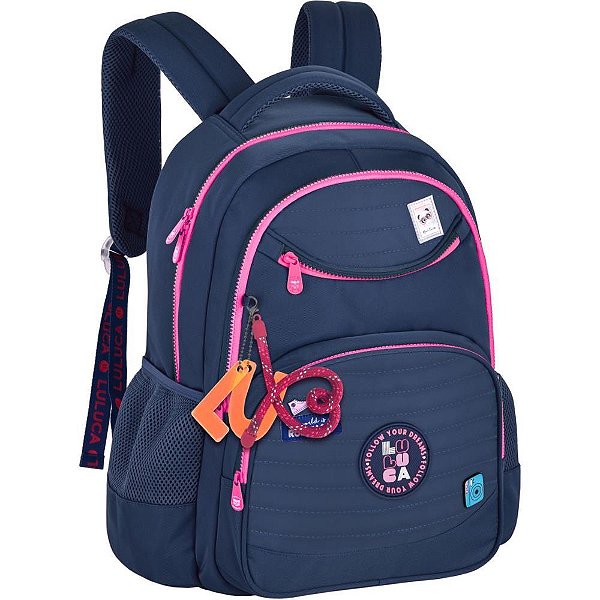 Mochila luluca c/chaveiro g (s) - clio (unidade)