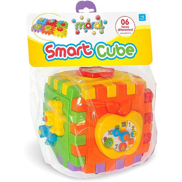 Brinquedo educativo smart cube c/som caixa - maral (unidade)
