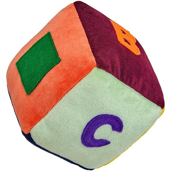Pelucia cubo color 11x11cm - zip (unidade)