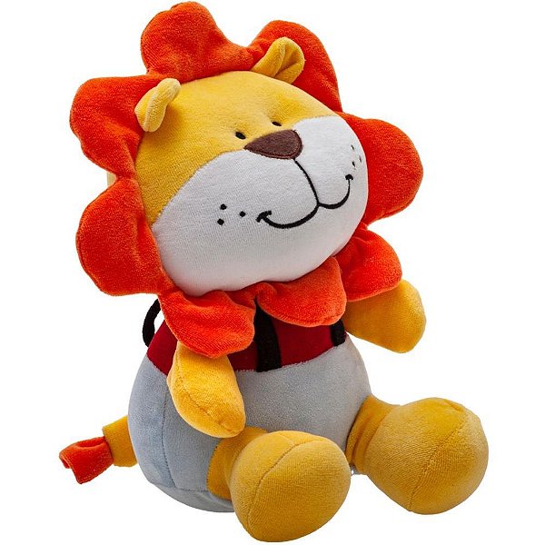 Pelucia leao amigos da floresta 34cm - zip (unidade)