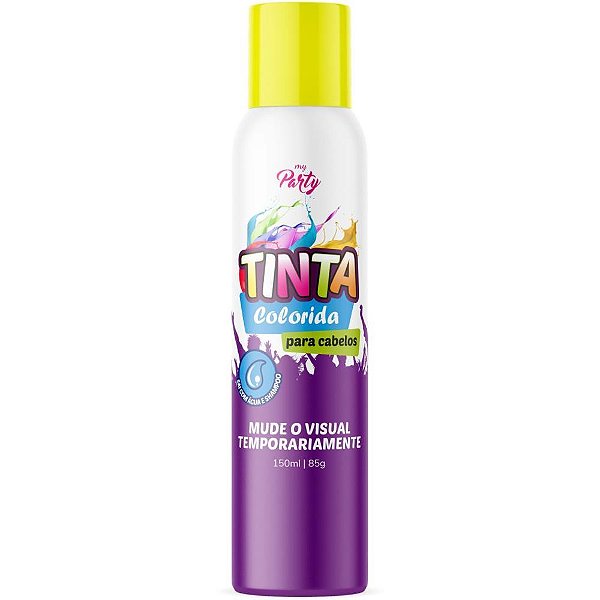 Pinta cabelo 150ml amarelo neon - aeroflex (cx.c/12)