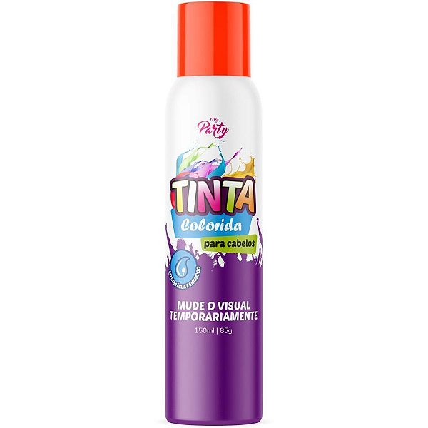 Pinta cabelo 150ml vermelho neon - aeroflex (cx.c/12)