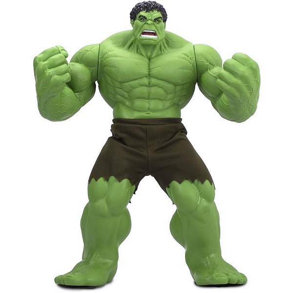 Boneco e personagem hulk esmaga 45cm - mimo (unidade)