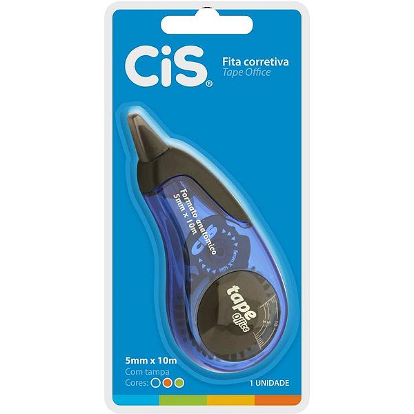 Corretivo em fita cis tape office 10m - sertic (dp.c/06)