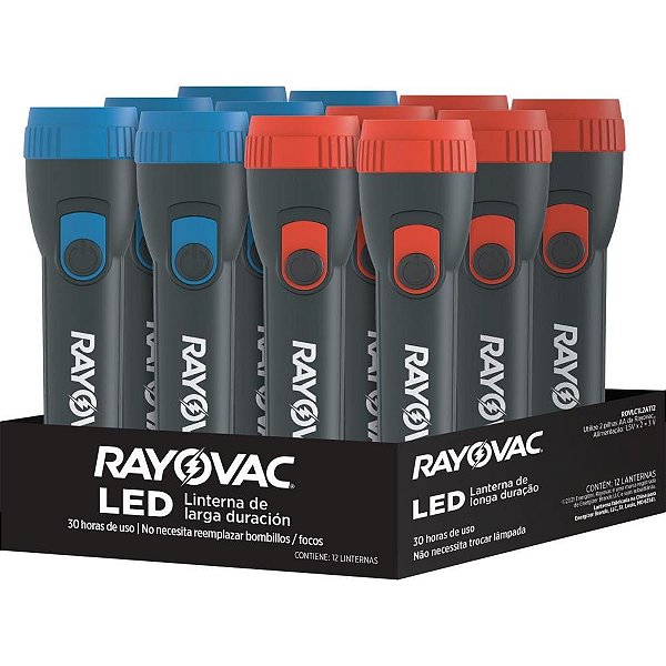 Lanterna triled mini ray 25lm c/12 - rayovac (bandeja)