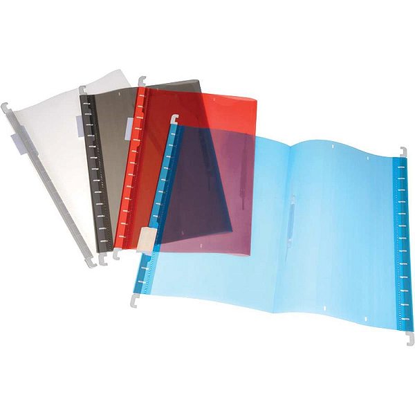 Pasta suspensa plastica soft fume - polibras (pct.c/10)