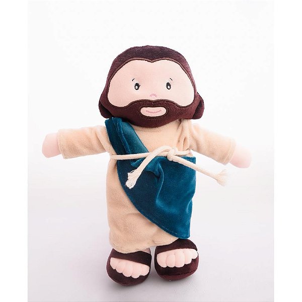Boneca de pelucia religiosos jesus 32cm - zip (unidade)