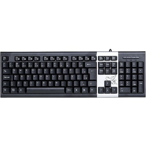 Teclado usb 2.0 industrial standard - maxprint (unidade)