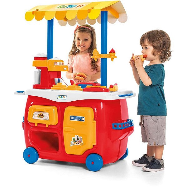 Brincando de casinha lanchonete completa - tateti (unidade)