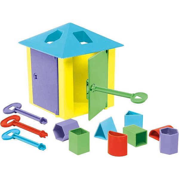 Brinquedo para bebe casa das chaves - estrela (unidade)