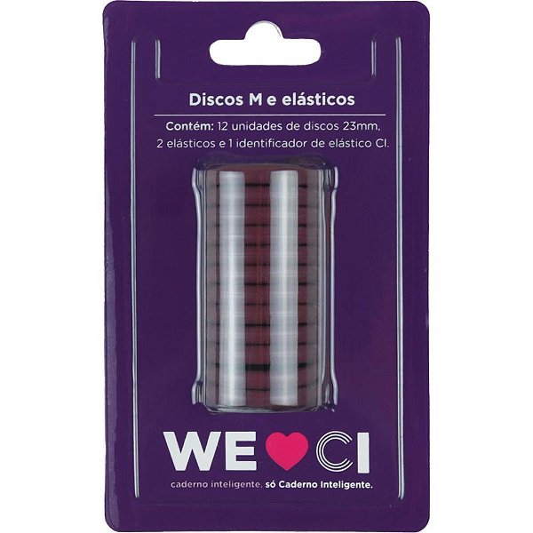 Caderno inteligente discos grande 31mm 12discos+elas.bord - caderno inteligente (kit)