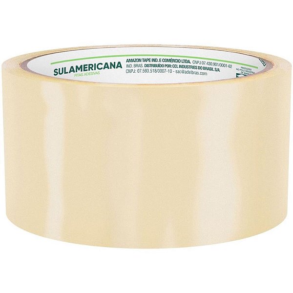 Fita para empacotamento sulamericana 48mmx40m transp. - sulamericana (cx.c/120)