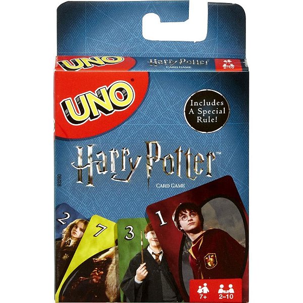 Jogo de cartas uno harry potter - mattel (unidade)