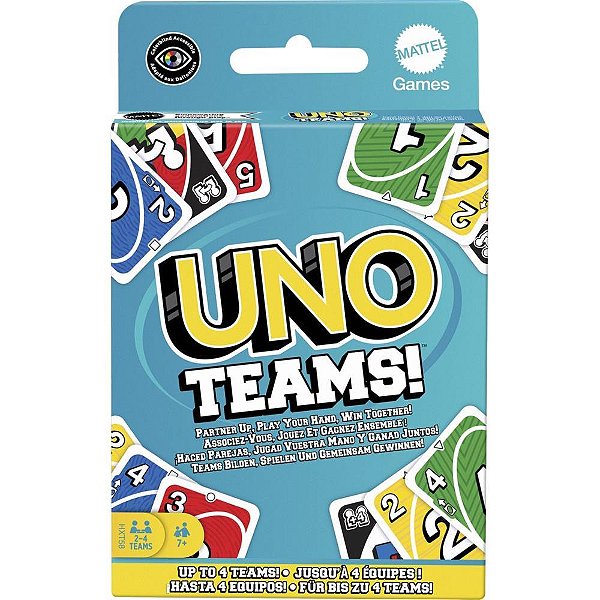 Jogo de cartas uno teams - mattel (unidade)