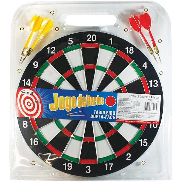 Lancador dardo 30cm. diametro - western (unidade)