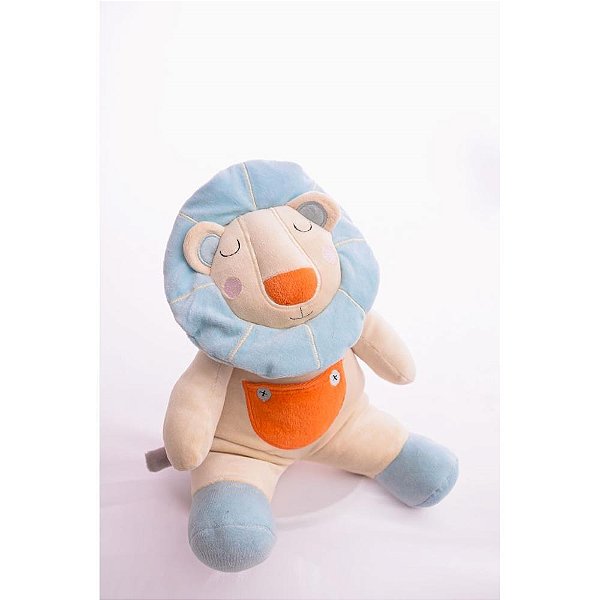 Pelucia leao safari 34cm - zip (unidade)