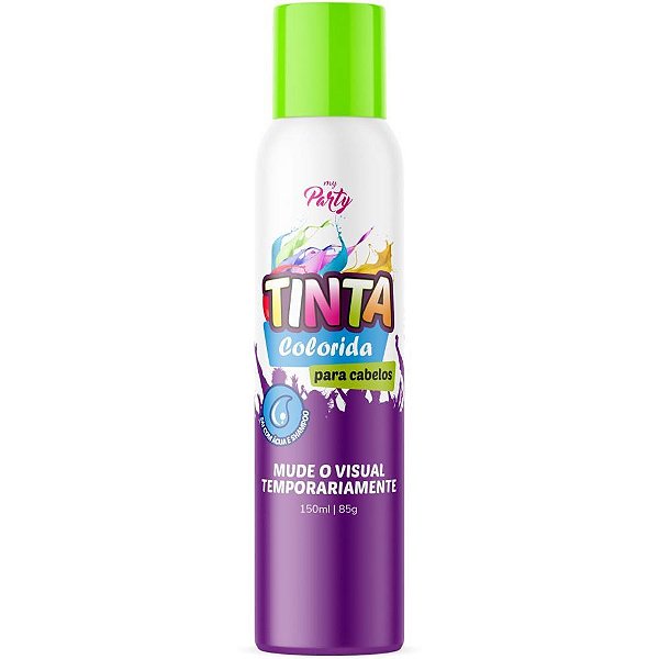 Pinta cabelo 150ml verde neon - aeroflex (cx.c/12)