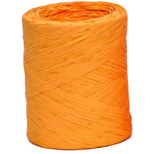 Raphia sintetica 100m laranja r54 - xingo embalagens (unidade)