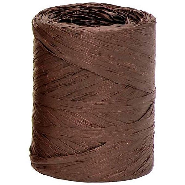 Raphia sintetica 100m marrom r90 - xingo embalagens (unidade)