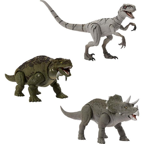 Boneco e personagem jw humanos e dinossauro 9,5c(s - mattel (unidade)