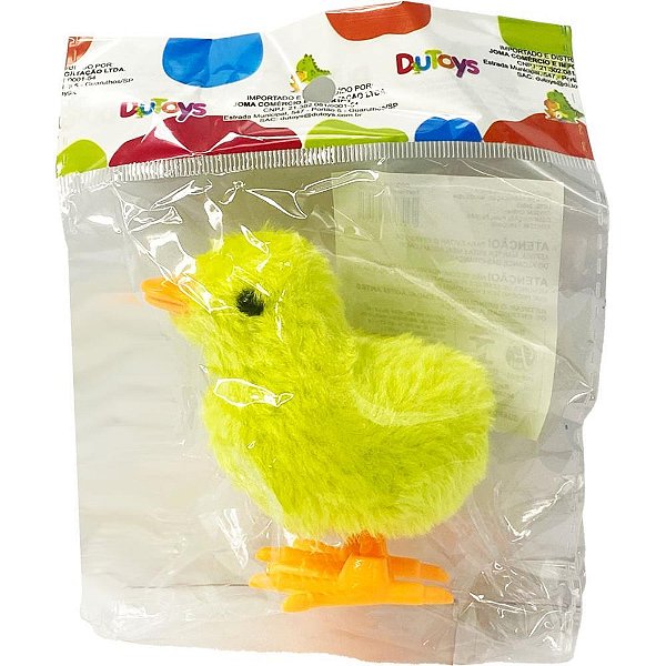 Brinquedo diverso pintinho a corda 8,5cm (s) - toy mix (unidade)