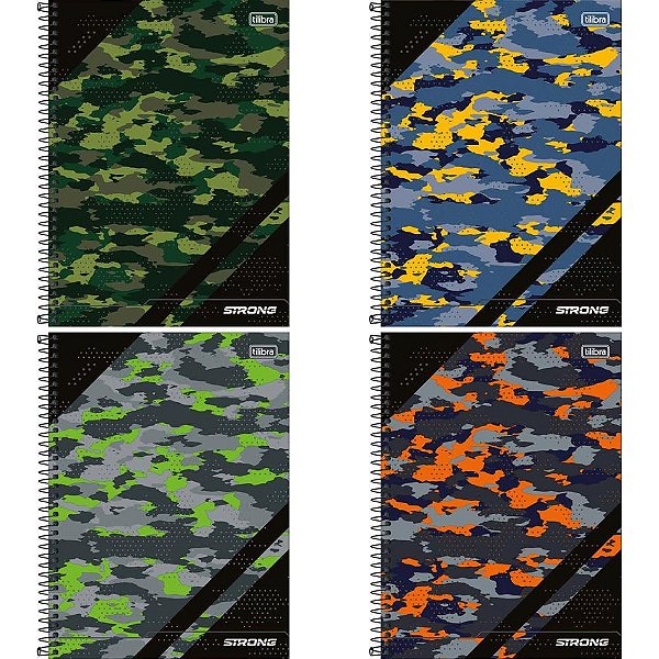 Caderno 10x1 capa dura strong 160 folhas - tilibra (pct.c/04)