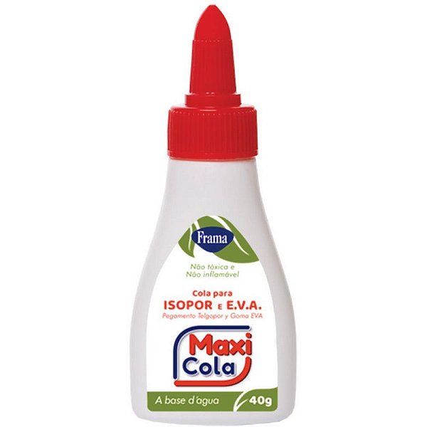 Cola para isopor maxi isopor e eva 40g - frama (pct.c/06)