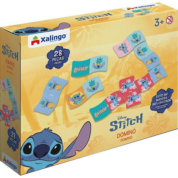 Domino stitch 28 peças - xalingo (unidade)