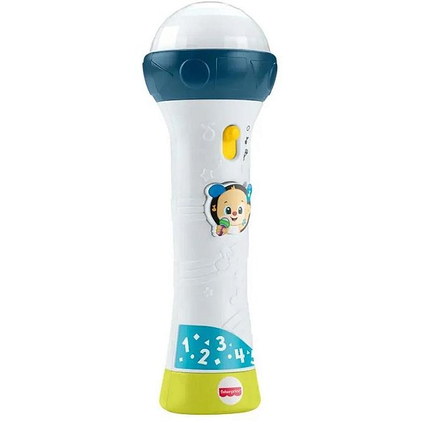 Fisher-price aprender brincar microfone c/sons e gravador - mattel (unidade)