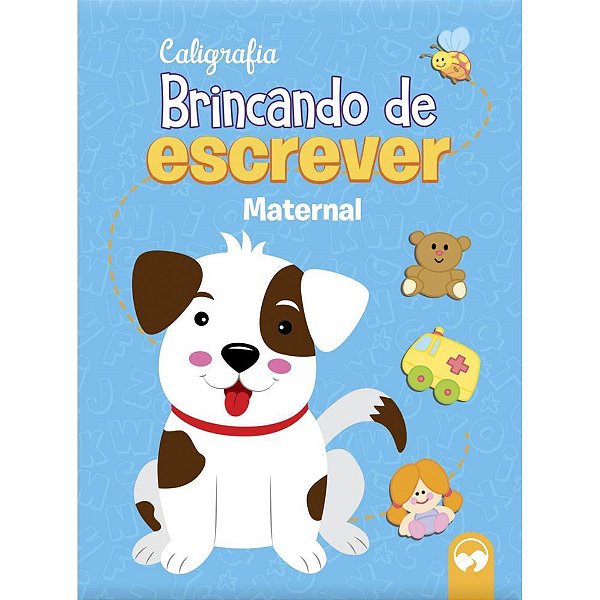 Livro caligrafia maternal 24pgs 20x27cm - vale das letras (pct.c/05)