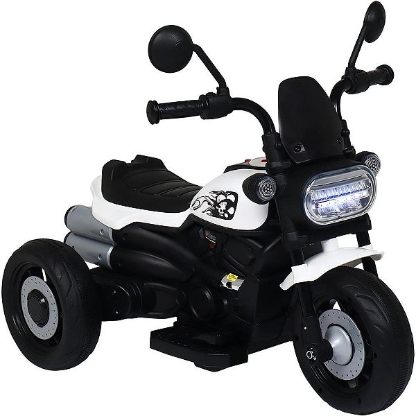 Moto eletrica freeway king 3rodas 6v branco - bel (unidade)