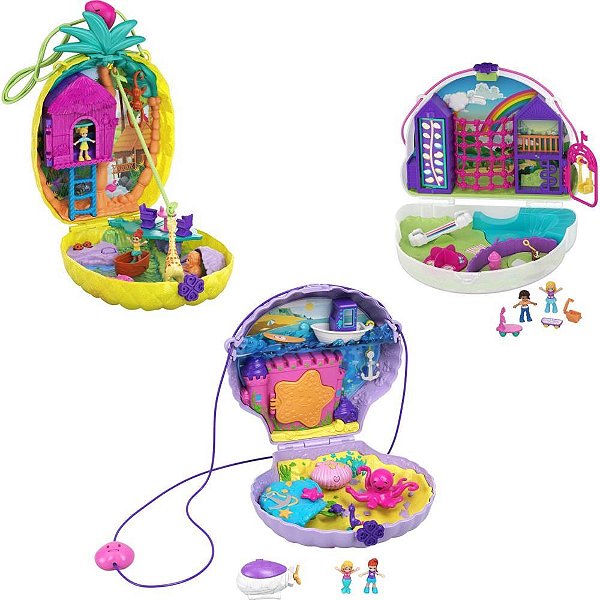 Polly pocket micro conj.bolsa me leve com voce(s) - mattel (unidade)