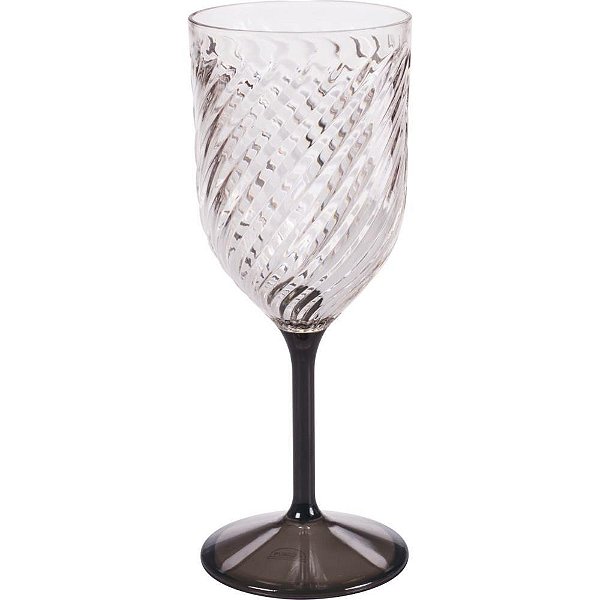Copo acrilico taça vinho twist a1 360ml - plasutil (unidade)