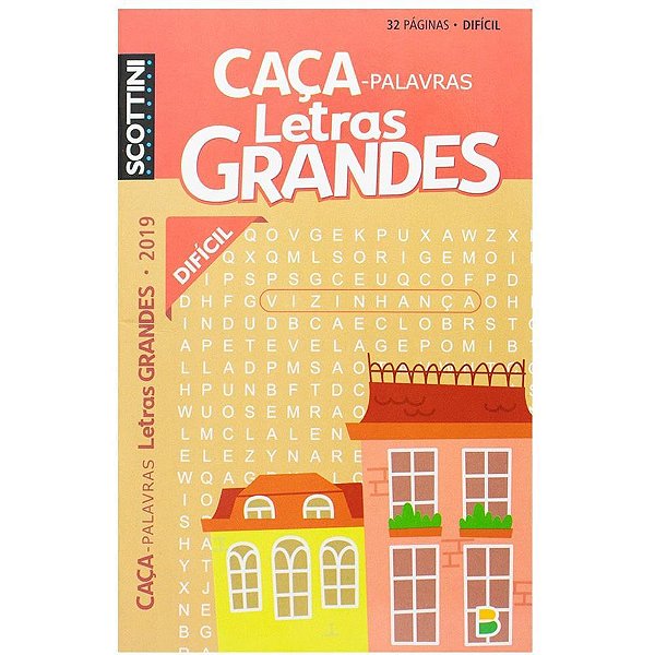 Livro de atividades caça-palavras dific.n 2019 32p - todolivro (pct.c/10)