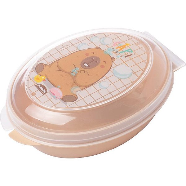 Saboneteira capivara 180ml - plasutil (unidade)