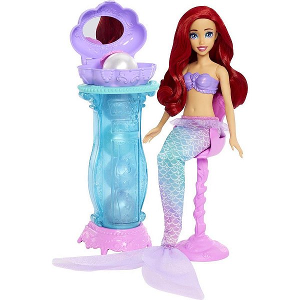 Boneca disney princesa ariel pérola surpresa - mattel (unidade)